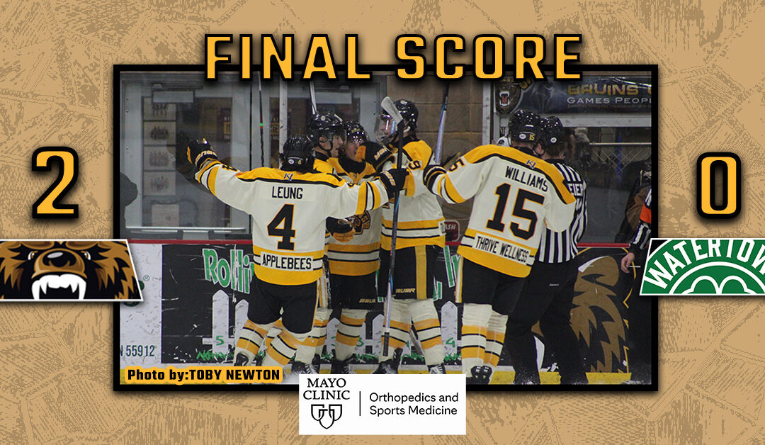 Bruins Blank Shamrocks 2-0