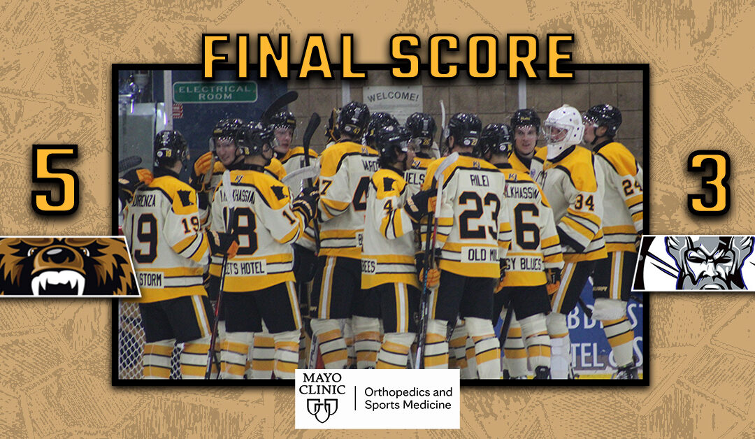 Bruins Best Norsemen 5-3 in Series Finale