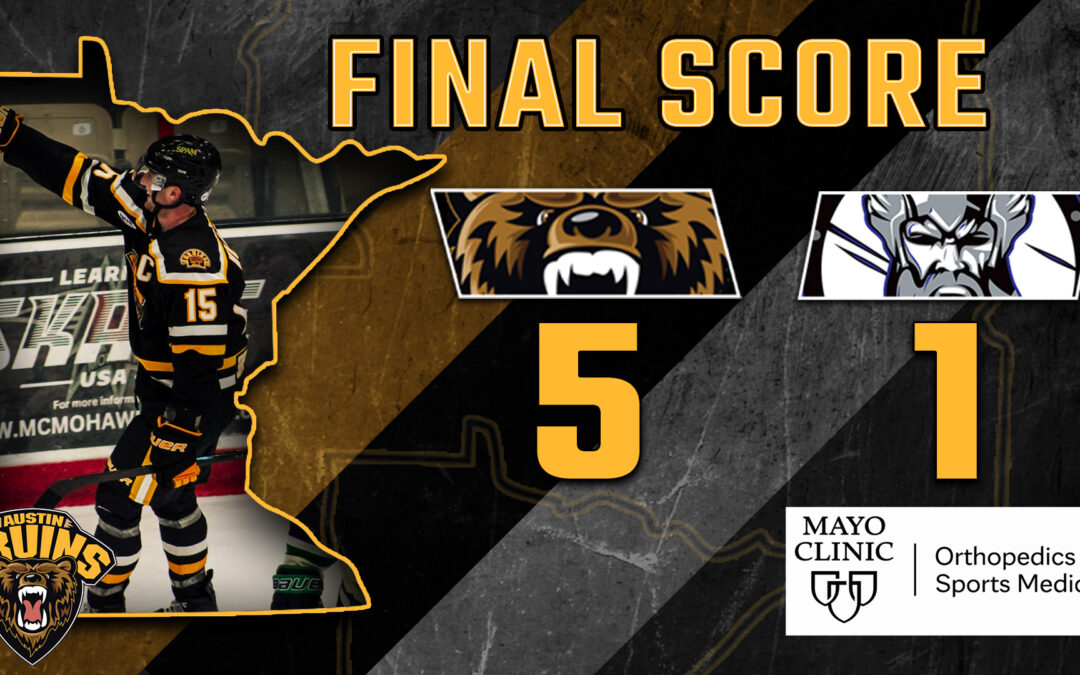 BRUINS WIN FIFTH STRAIGHT WITH 5-1 WIN AGAINST NORSEMEN