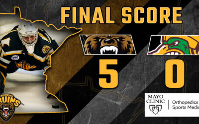 SOLOMON’S SHUTOUT CEMENTS 5-0 WIN FOR BRUINS