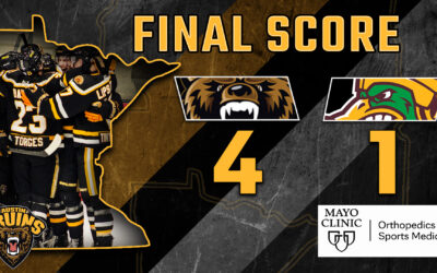 COLEMAN’S HAT TRICK LEADS BRUINS TO 4-1 WIN IN FOREST LAKE