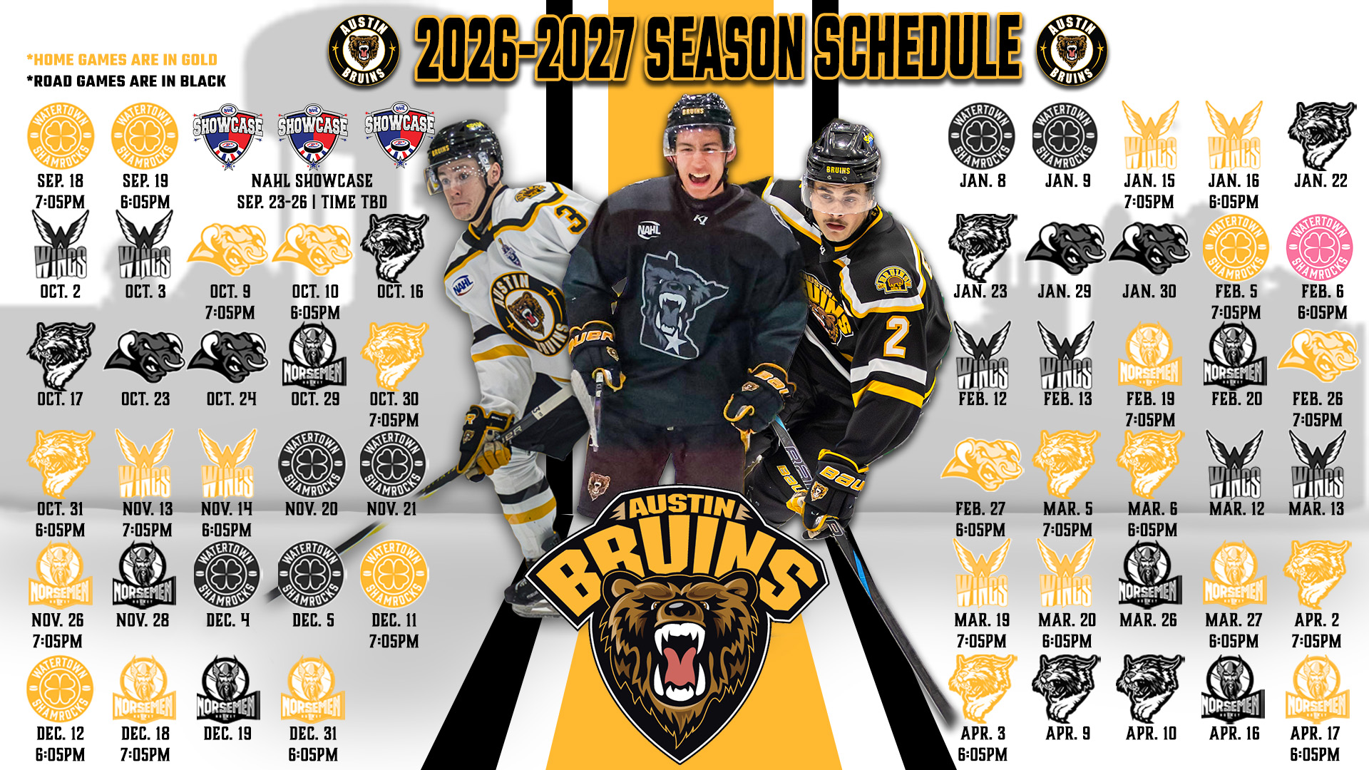 SEASON SCHEDULE (CALENDAR)