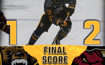Bruins Lose On the Road in Minot 2-1